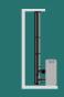 Kit étanche vertical raccordement arrière noir Système Apollo pellets hauteur s/plafond +/- 2.50 ml